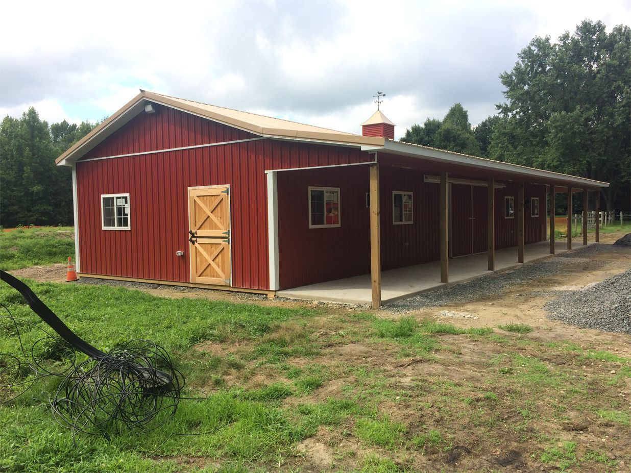 Horse barn