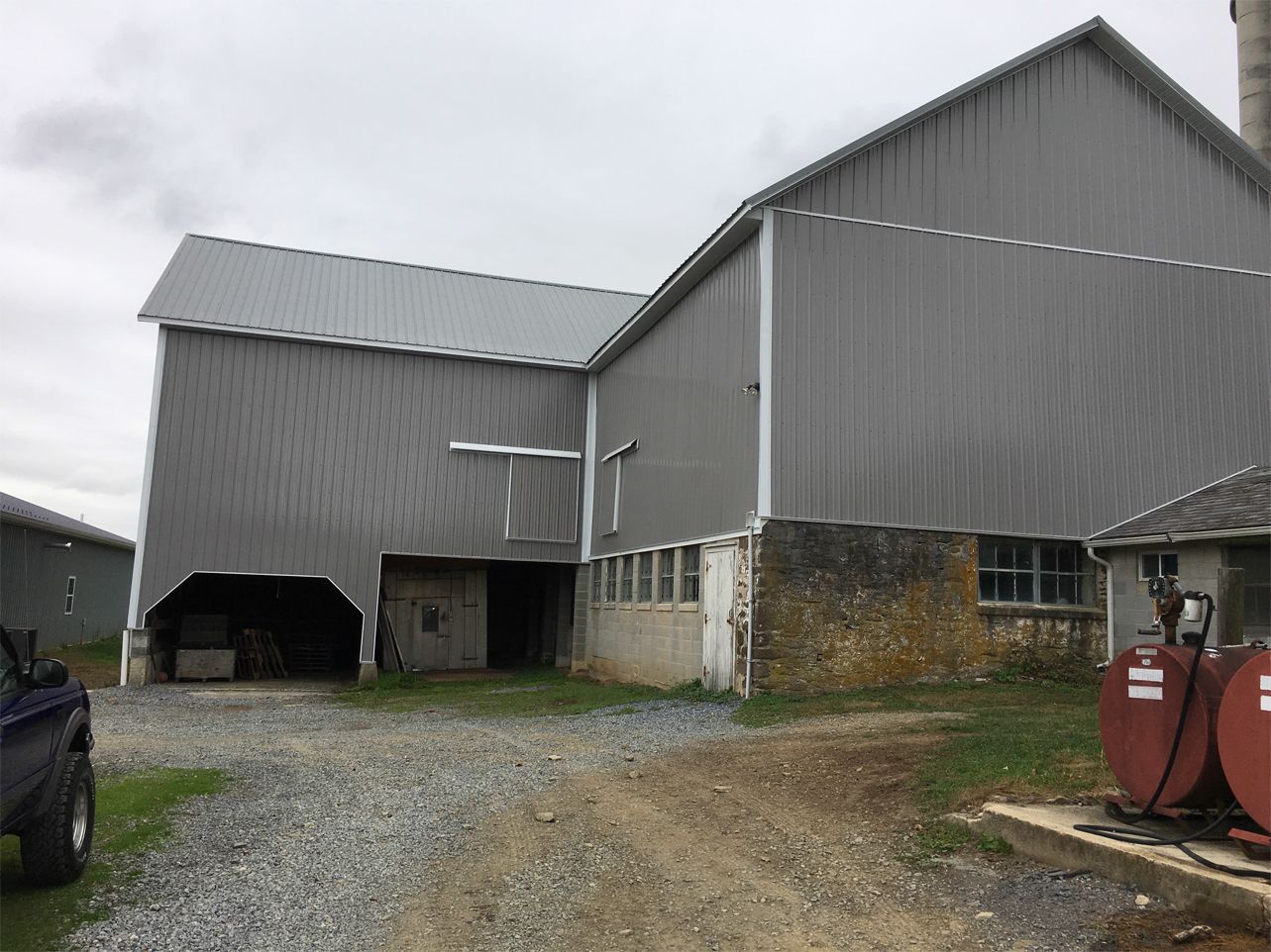 Barn restoration after