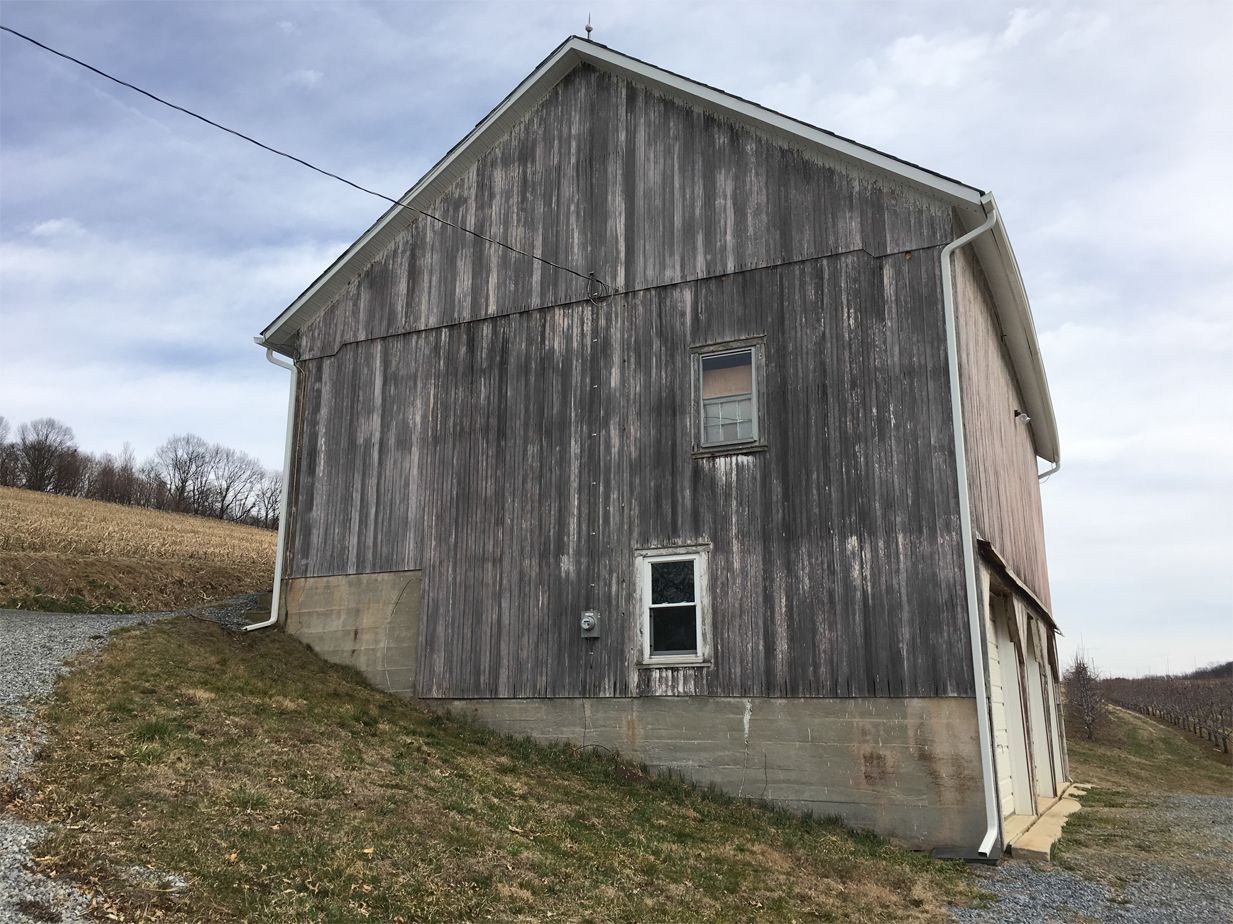 Barn restoration before