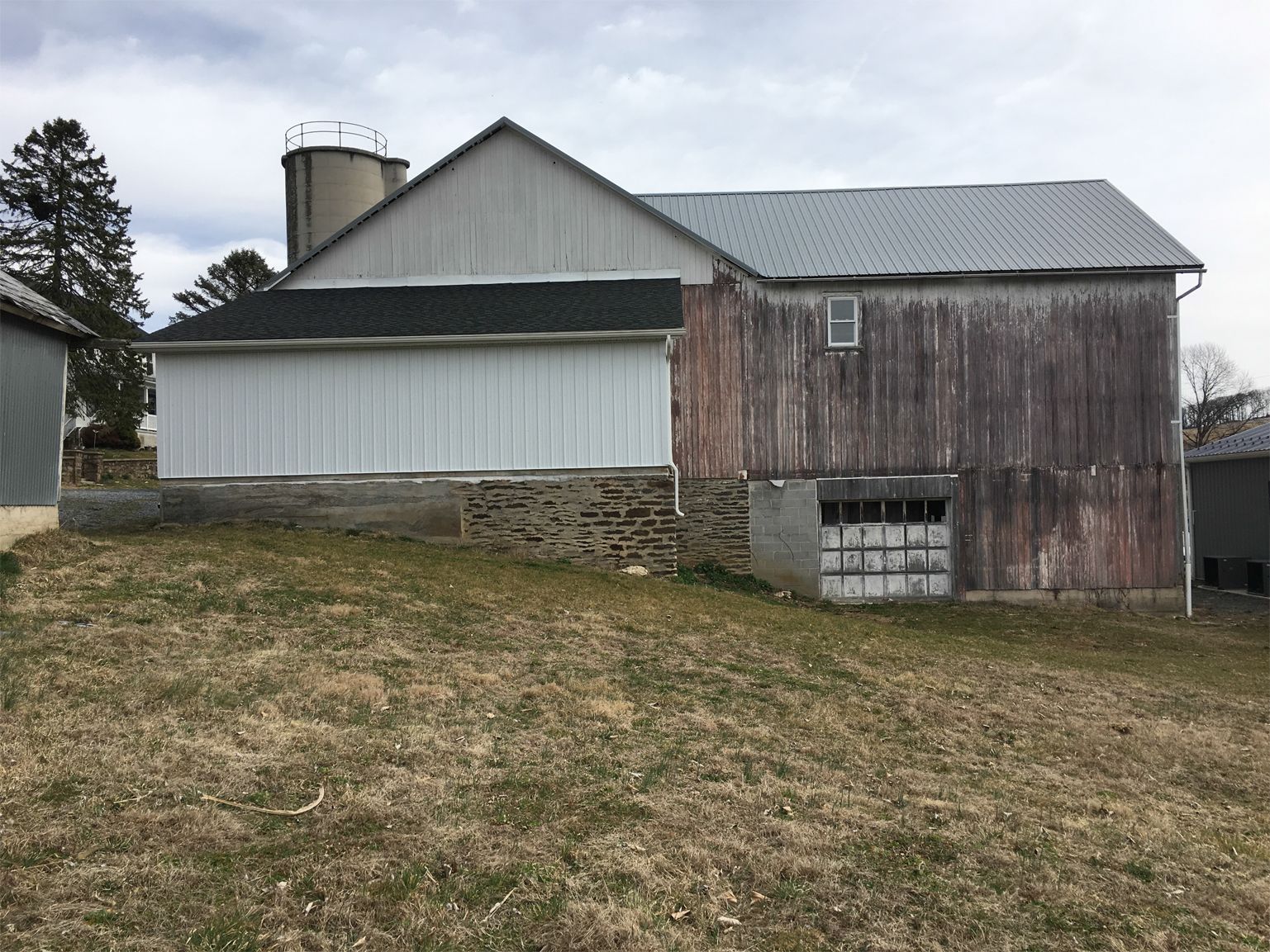 Barn restoration before