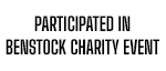 Participated in Benstock Charity Event