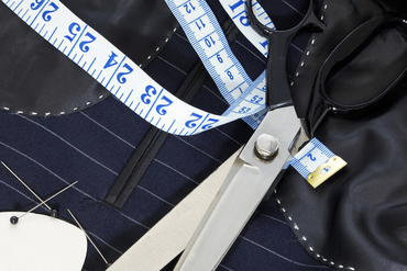 scissors and measuring tape