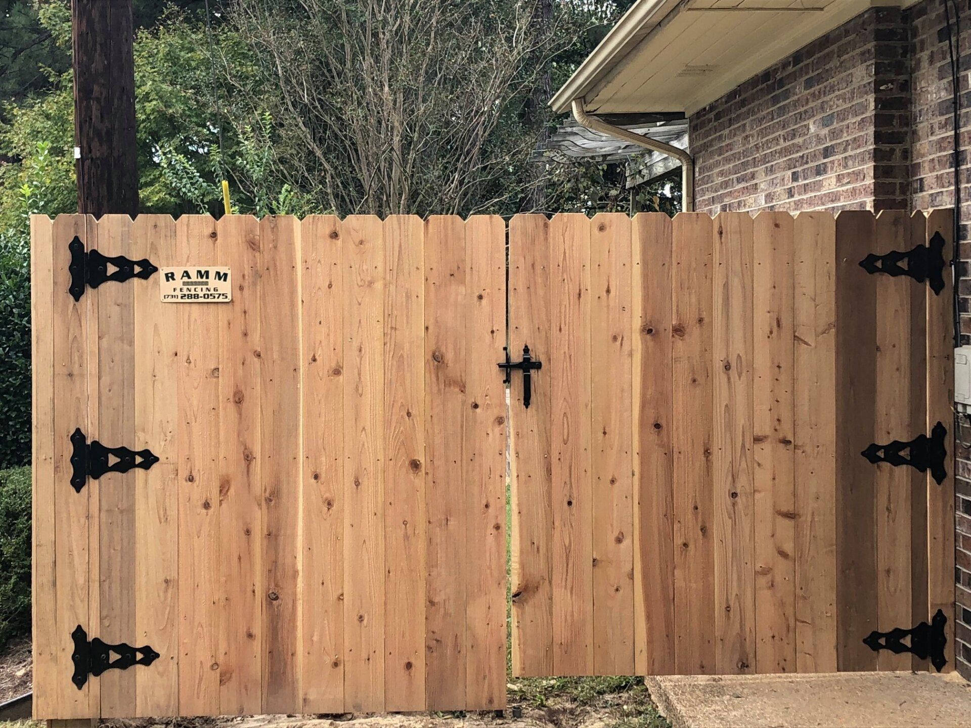 wood fence