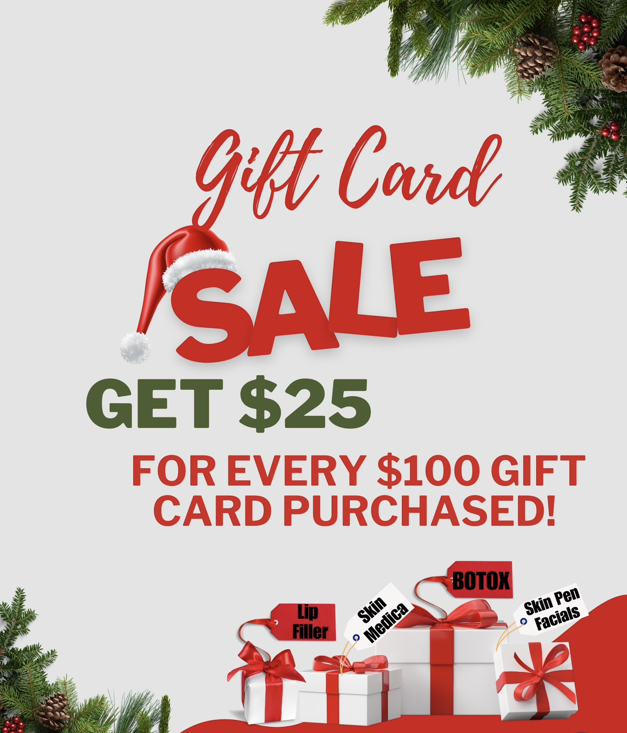 Holiday gift card sale