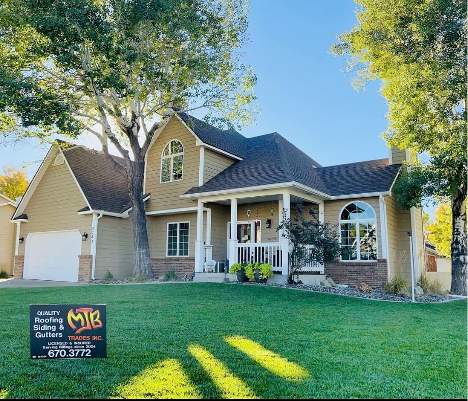 Choose the perfect shingle style and color with the help of MJB Trades. Serving Yellowstone County.