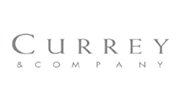 Currey & Company logo in gray text on a white background