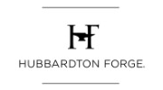 Hubbardton Forge logo with stylized HF monogram and text on a white background