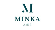 Minka Aire logo in dark teal on a white background