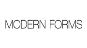 Text reading MODERN FORMS in thin black letters on a white background