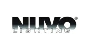 NUVO Lighting logo in black and silver text on a white background