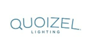 Quoizel Lighting logo in teal and gray on a white background