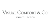 Visual Comfort & Co. fan collection logo in gray text on white background