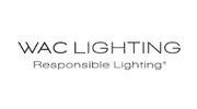 WAC Lighting logo with the tagline Responsible Lighting on a white background