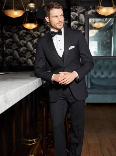 Man wearing tuxedo