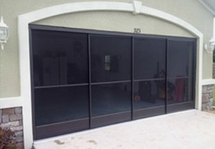 retractable dog gate for garage door