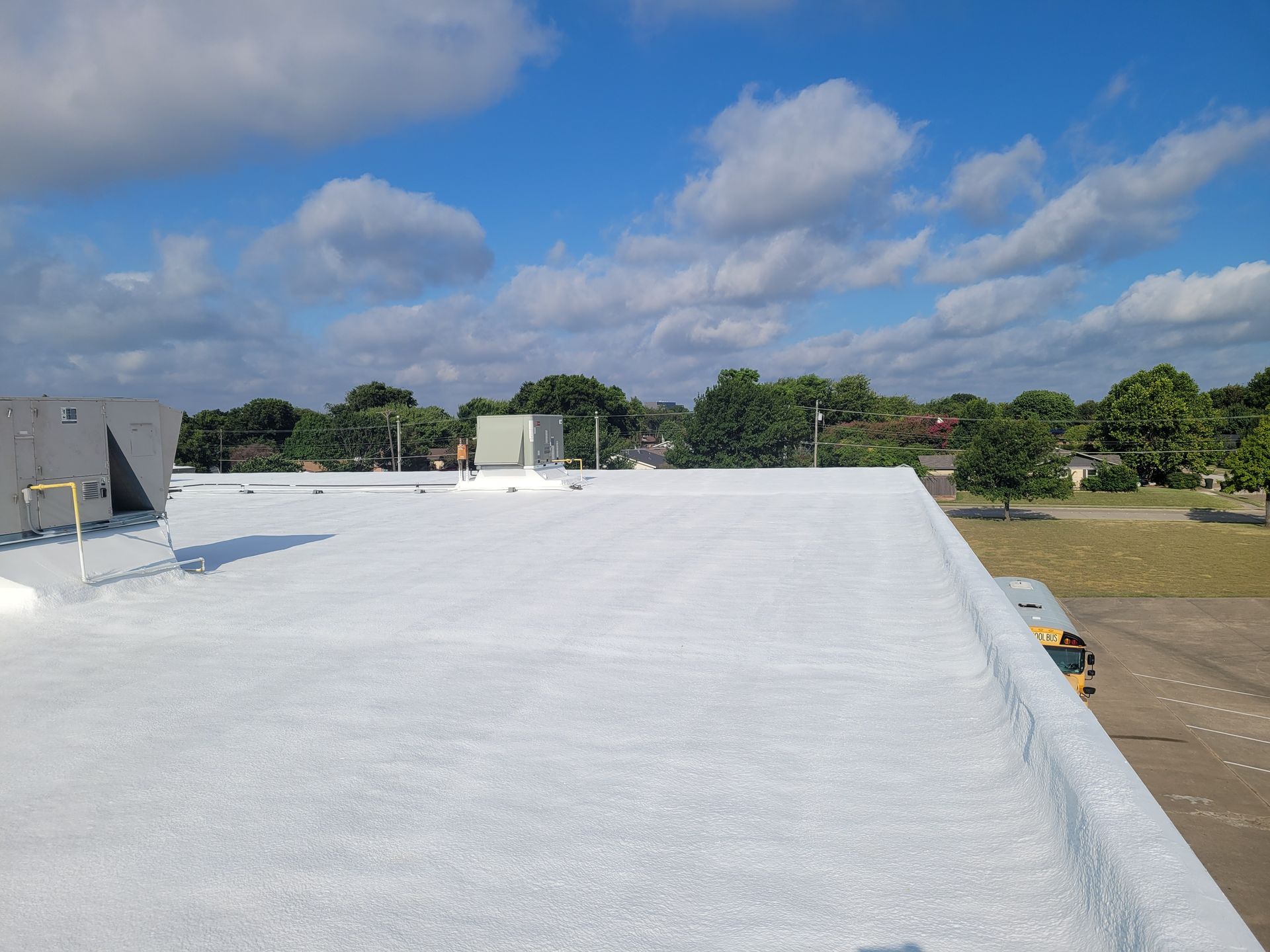 After tar and gravel