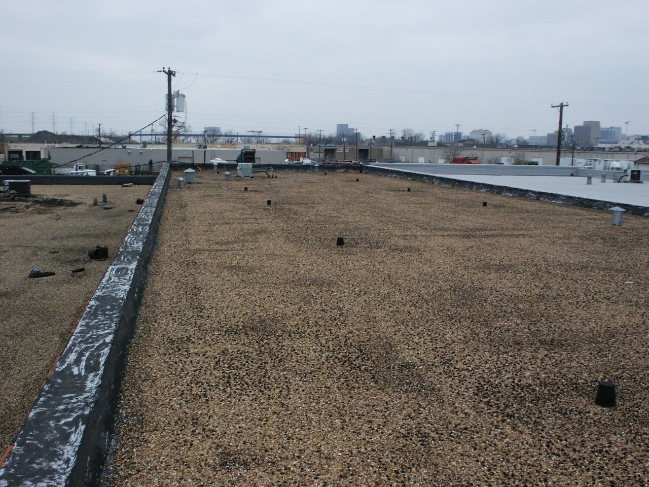 Before foam insulation