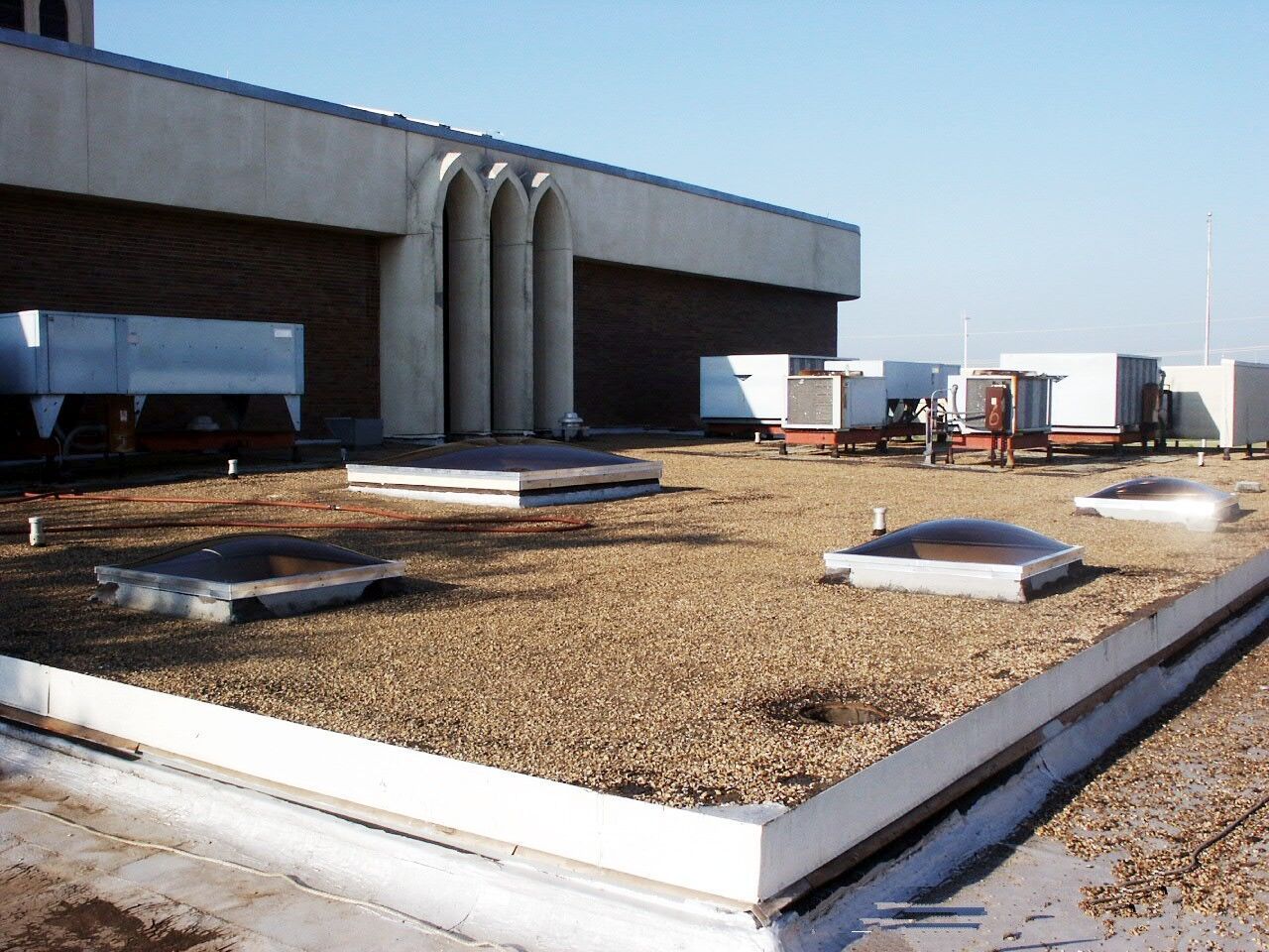 Before spray foam roof  installation