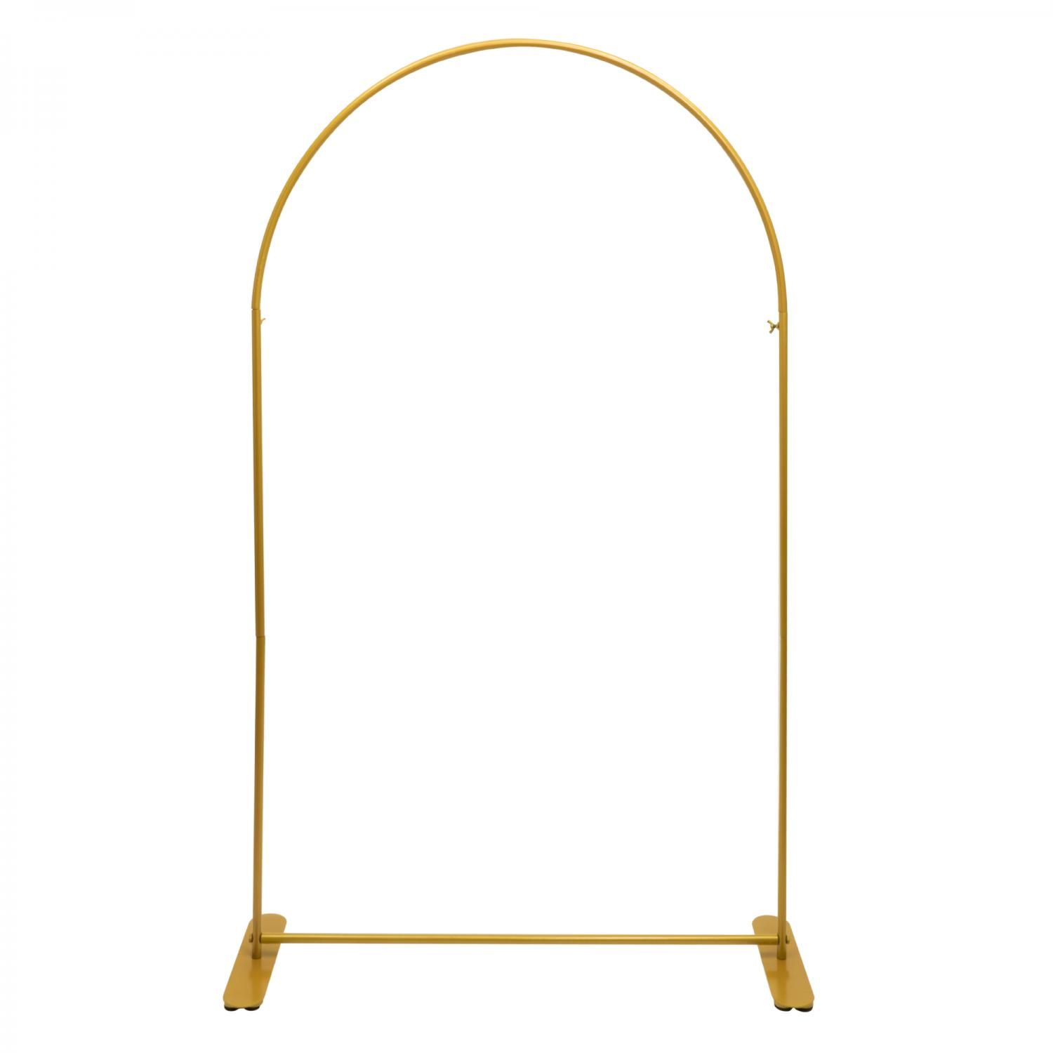 Gold-colored arch frame