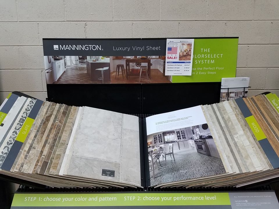 Luxury vinyl flooring