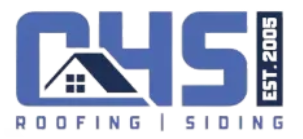 DHS Roofing | Siding logo in blue and white, with &ldquo;EST. 2005&rdquo; on the right.