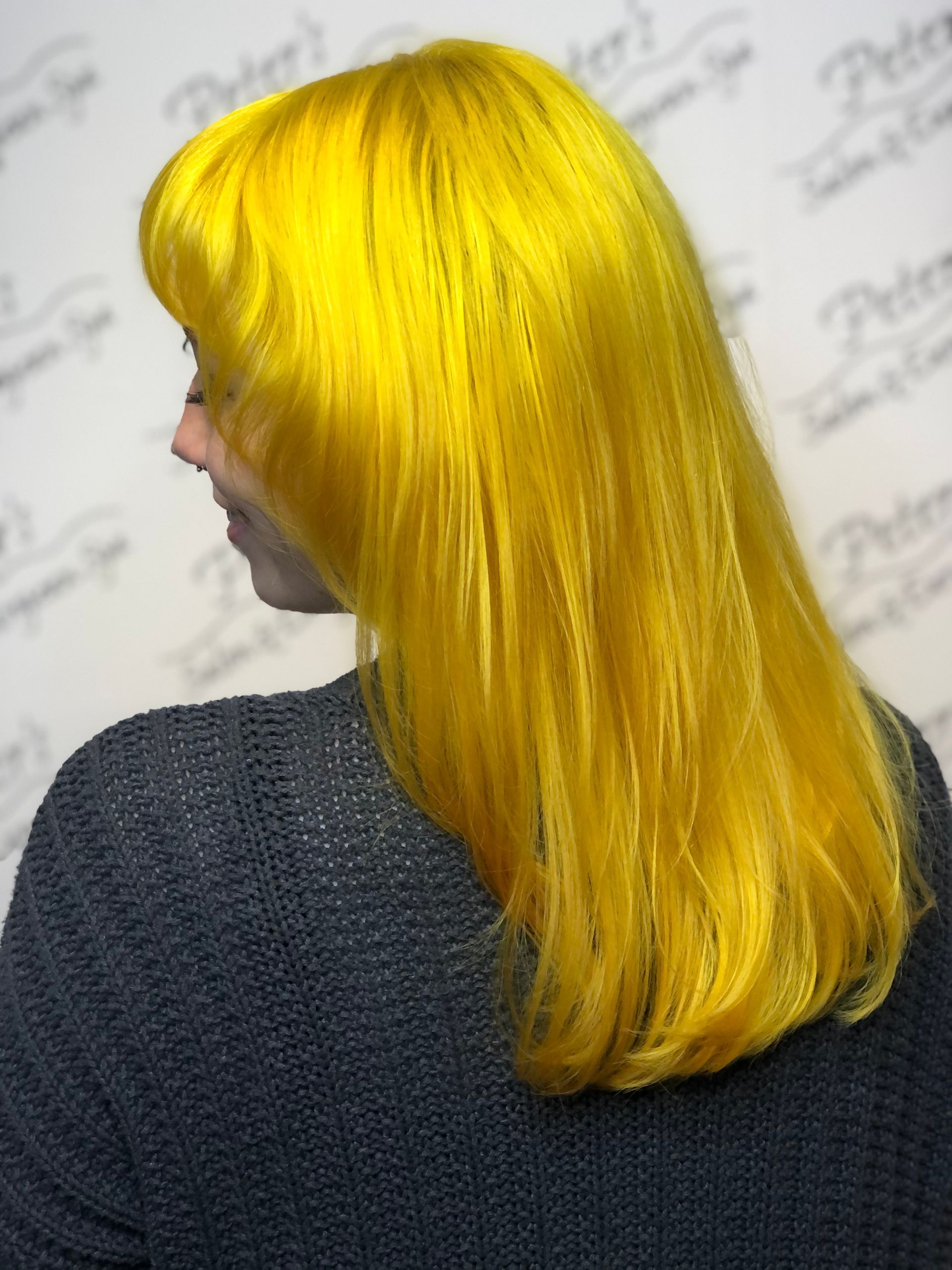 Yellow hair