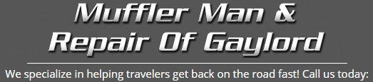 Muffler Man & Repair Of Gaylord-Logo