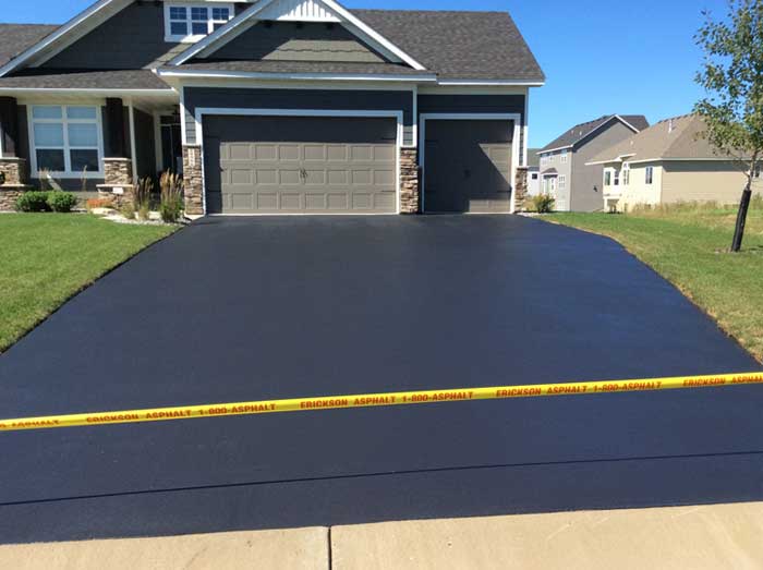 Driveway sealcoating