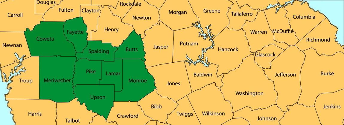 Better Bilt Buildings Service Area Map