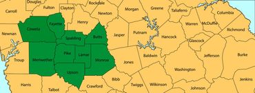 Better Bilt Buildings Service Area Map