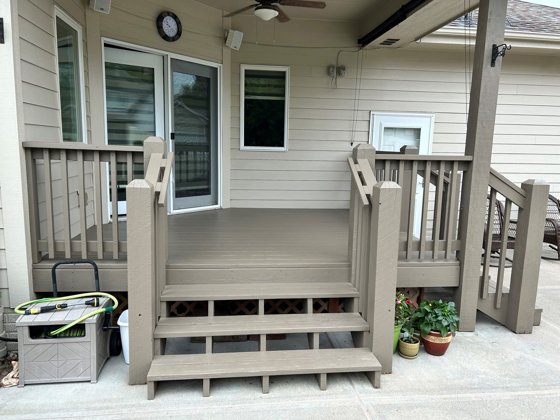 Deck staining services