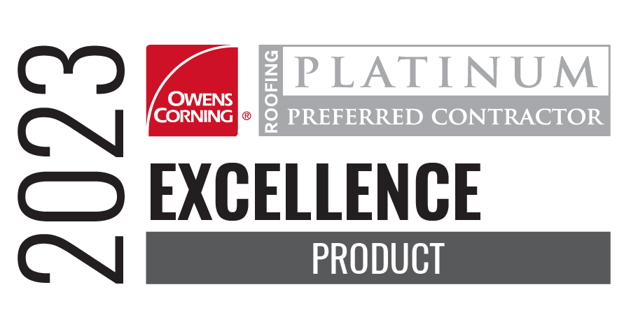 Platinum Contractor Award Ownes Corning 