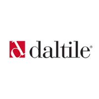 Daltile logo with red emblem and black wordmark on a white background.