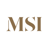 Brown MSI logo on a white background.