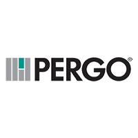 PERGO logo in black and teal on a white background.