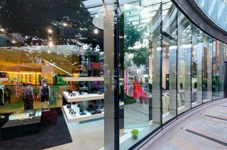 Commercial store glass