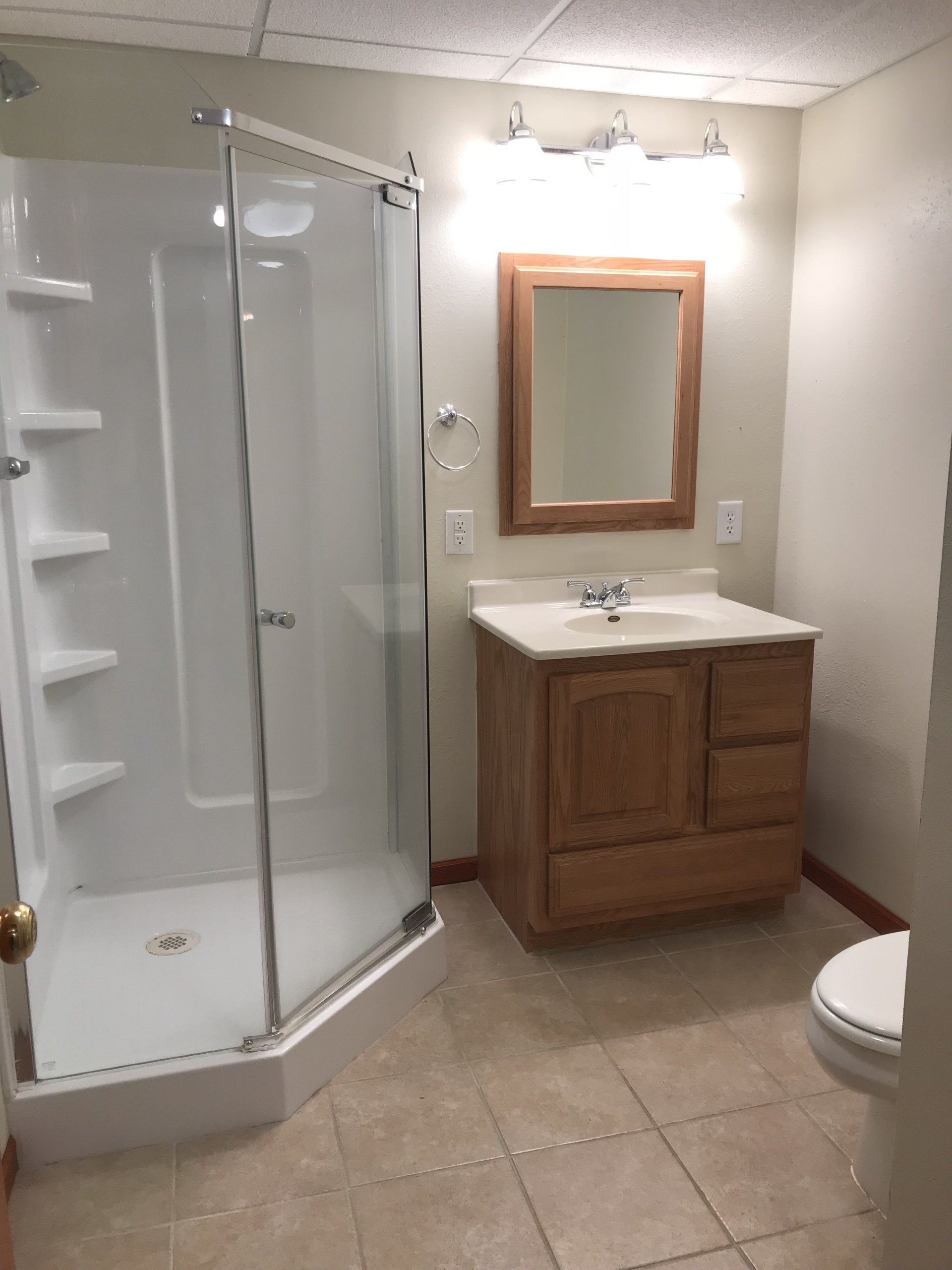 Basement Bathroom Remodel, Shower Remodel