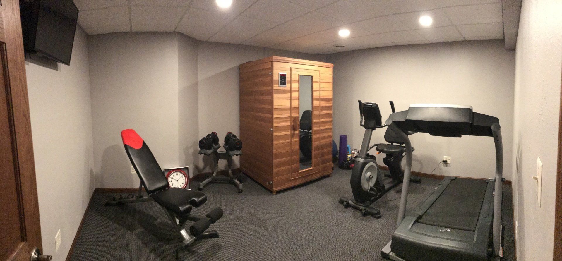 Basement Remodeling Contractor; Workout Room