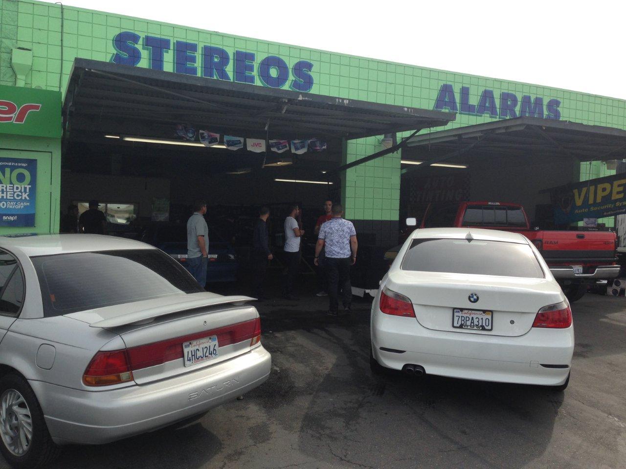 Tinting and audio shop