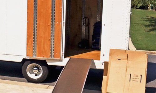 Truck for moving