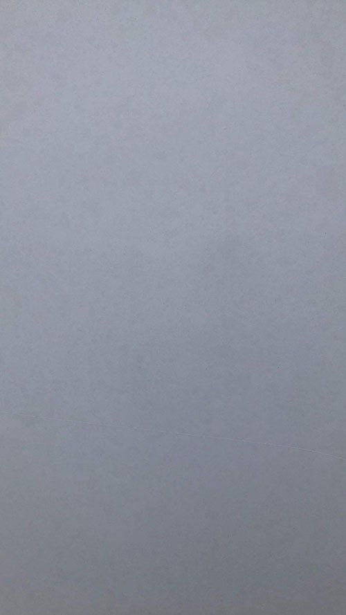 Solid light gray background.