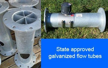 galvanized flow tubes