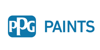 PPG Paints logo with the letters 
