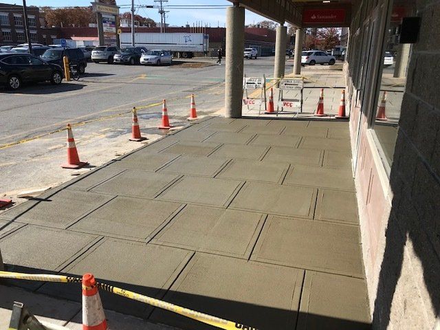 Concrete installation