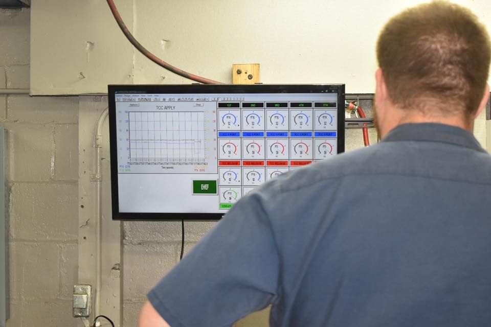 Staff making a valve products