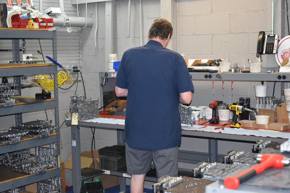 Staff making a valve products