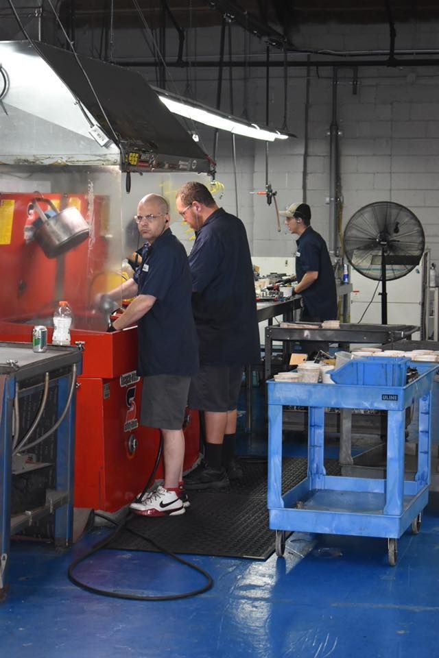 Staff making a valve products