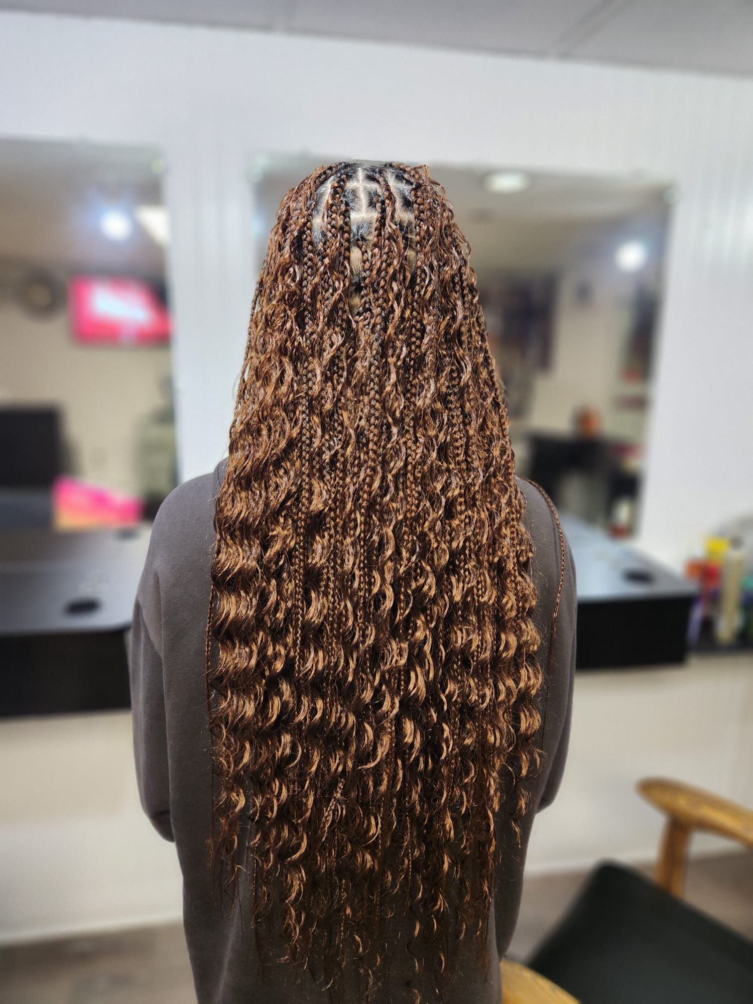 Boho braid hairdtyle