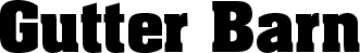 Gutter Barn -Logo
