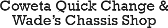 Coweta Quick Change & Wade's Chassis Shop - Logo